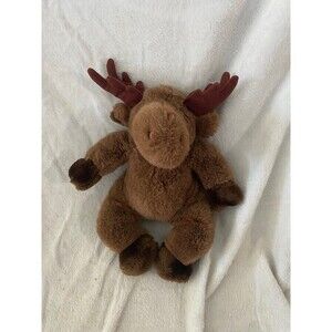 Mary Meyer Moose Bean Bag Plush Stuffed Animal Soft Toy Reindeer 12” Lovey Gift